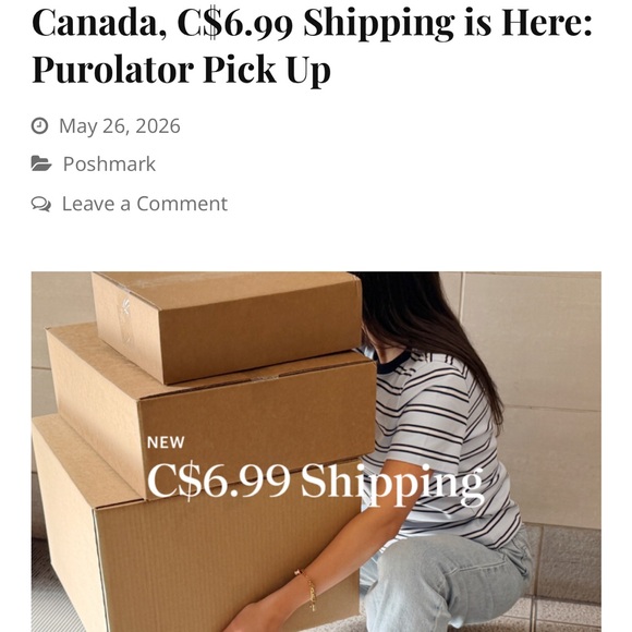 Other - Purolator Pickup Shipping $6.99